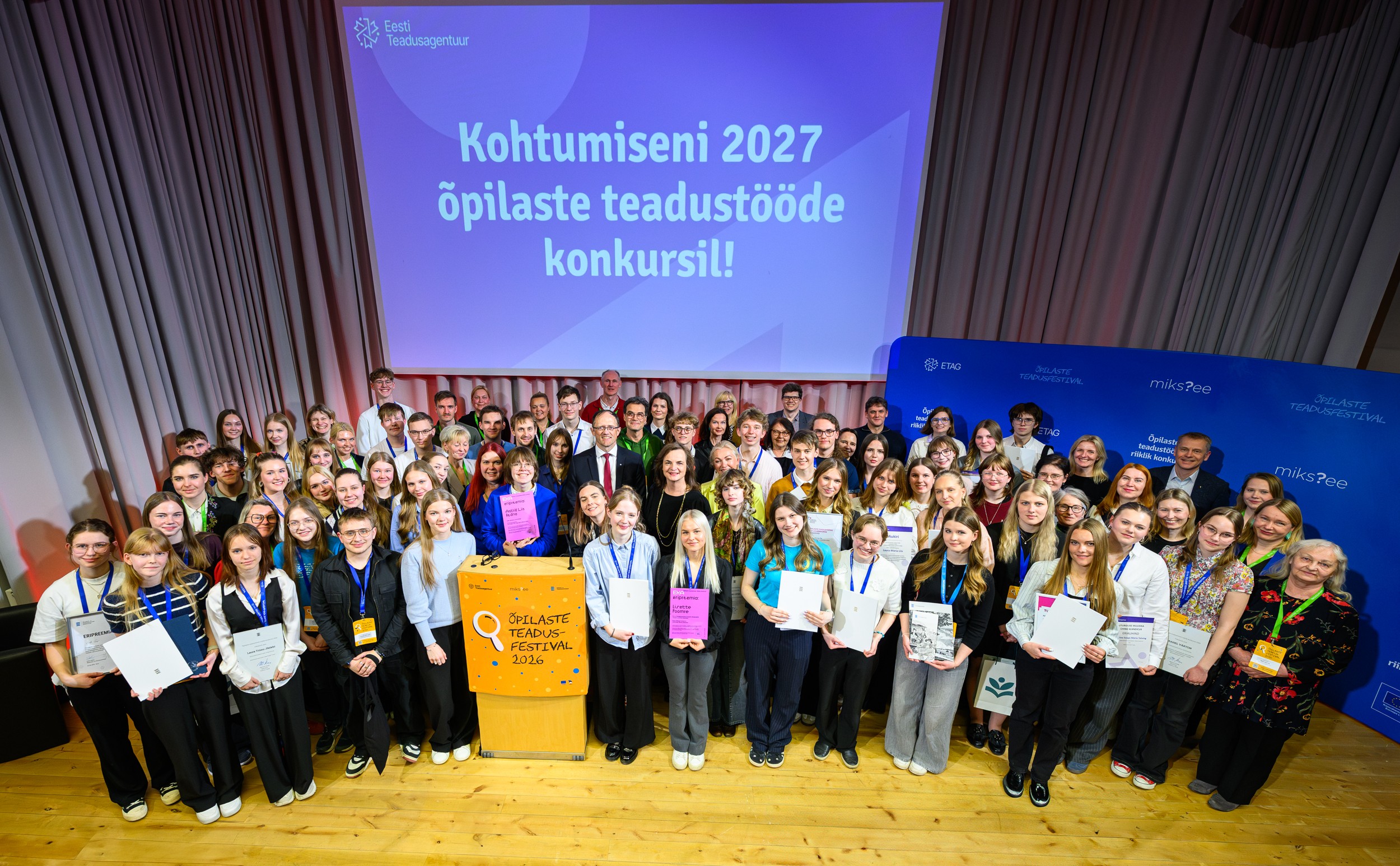 Õpilaste teadustööde riiklik konkurss. Foto Sven Zacek