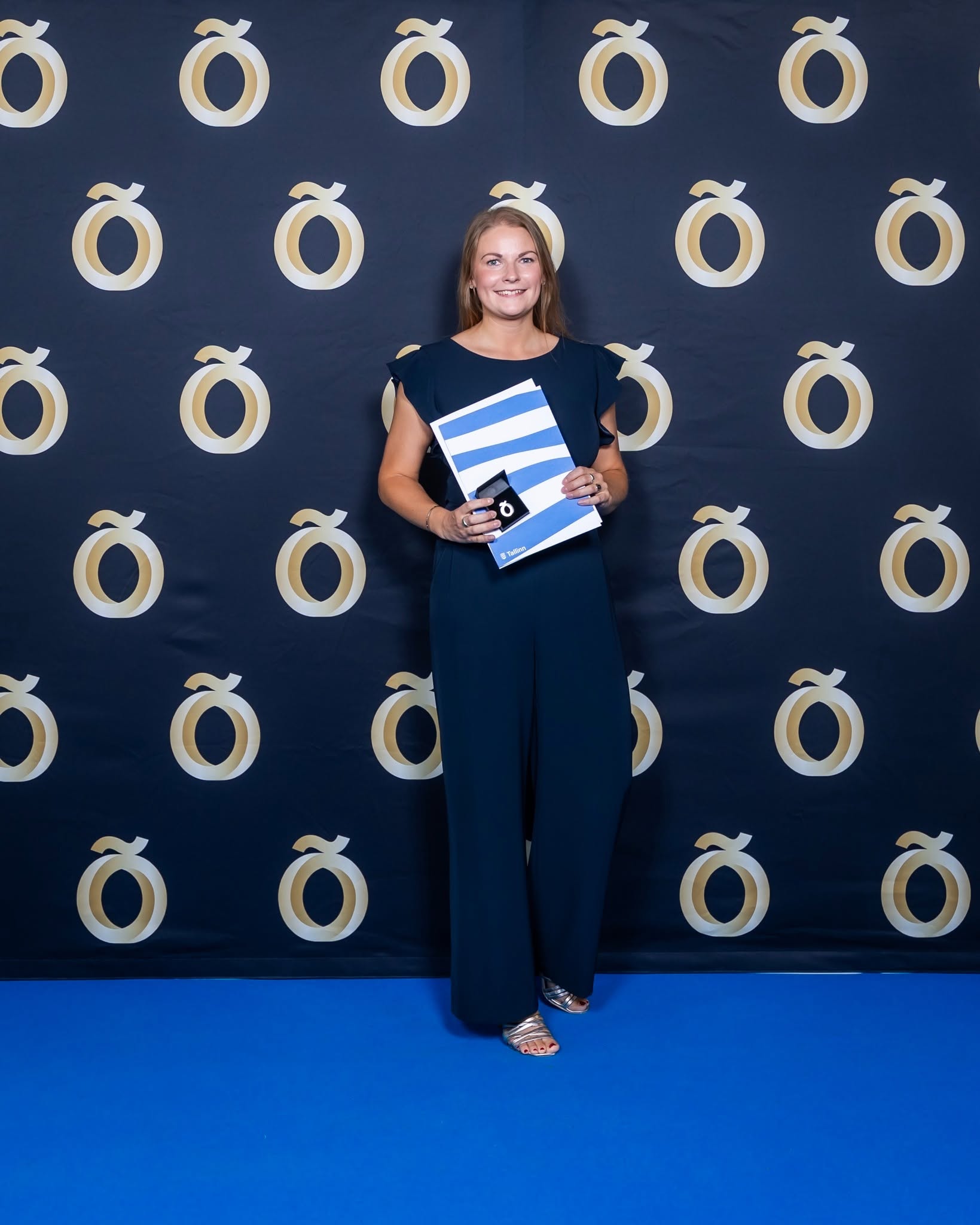 Marion Villemson Haridusameti tunnustusgalal. Foto Erlend Štaub